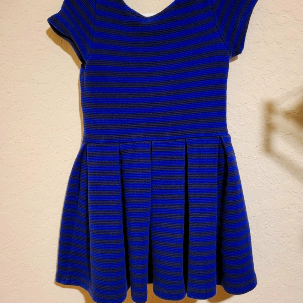 3t Ralph Lauren dress black blue stripe